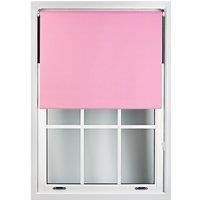 Pink Blackout Roller Blinds - Trimmable Window Shade for Home and Office