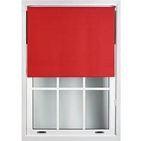 Furnished Red Blackout Roller Blinds - Trimmable Window Shade for Home & Office | Size: 220 cm width x 210 cm drop
