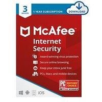 McAfee Internet Security 2021 | 3 Device | 1 Year | Windows/MacOS/Android/iOS