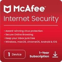 McAfee Internet Security MIS00UNR1RDD Software