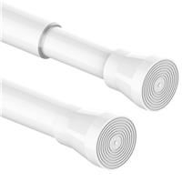 Tension Rod for 1Pc Extendable Cupboards(50-90CM/19.7-35.4Inch,White)