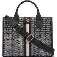 Carol Medium Logo Tote Black