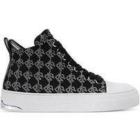 Dkny Yaser Lace Up Mid Sneakers - Black