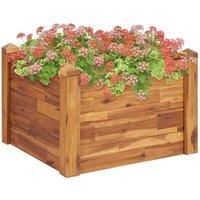 Garden Raised Bed 60x60x44 cm Solid Acacia Wood