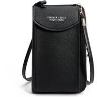 Mobile Phone Crossbody Bag - 1 Or 2 Pieces - Black