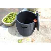 Royalcraft Faro Black Ice Bucket - Modern Outdoor Drinks Cooler