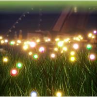 RGB LED Solar Firefly Lights Outdoor Waterproof Garden Decoration Courtyard Path String Starburst