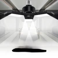 E27 220V LED Garage Light Folding Deformable Bulb E26 110V 40W 60W 80W For Home Warehouse Basement