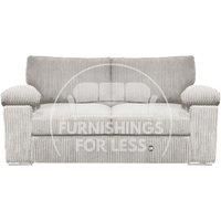 Delta Large Fabric 2 Seater Sofa With Padded Arms Jumbo Cord
