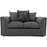 Byron Dundee Chenille Fabric 2 Seater Sofa Scatter Back Grey or Light Grey