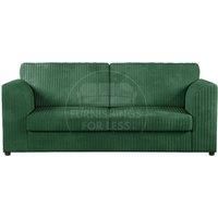 Luxor Jumbo Cord Fabric 3 Seater Sofa - Fullback
