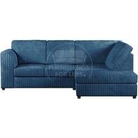 Luxor Jumbo Cord 4 Seater Corner sofa Right Hand Facing - Full Back
