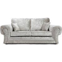 Chelsea Crushed Velvet Large 3 Seater Sofa Rolled Arms