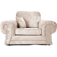 Chelsea Crushed Velvet Armchair Rolled Arms Single Seater