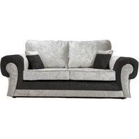 Chelsea Crushed Velvet Large 3 Seater Sofa Rolled Arms