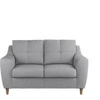 Baxter Tufted Fabric 2 Seater Sofa - Charcoal, Silver, Oatmeal or Sage