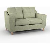 Baxter Tufted Fabric 2 Seater Sofa - Charcoal, Silver, Oatmeal or Sage