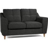Baxter Tufted Fabric 2 Seater Sofa - Charcoal, Silver, Oatmeal or Sage