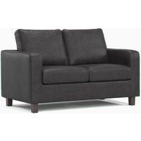 York Black Faux Leather Reversible Corner Sofa L Shaped 3 Seater 2 and Armchair