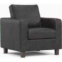 York Black Faux Leather Reversible Corner Sofa L Shaped 3 Seater 2 and Armchair