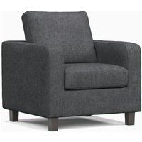 York Grey Fabric Reversible Corner Sofa L Shaped 3 Seater 2 and Armchair
