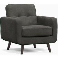 Kendal Back Antelope Boxed Arm Single Seater Armchair