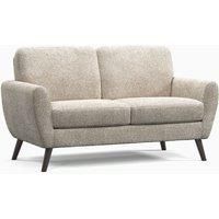 Matlock Boucle Linen Fabric Curved Arm 2 Seater Sofa