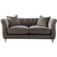 Elsie Chesterfield Velvet Sofa Suite Collection Living Room Seating Mushroom