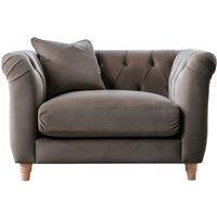 Elsie Chesterfield Velvet Sofa Suite Collection Living Room Seating Mushroom