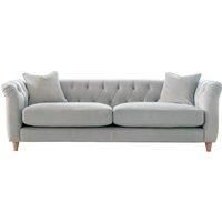 Elsie Chesterfield Velvet Sofa Suite Collection Living Room Seating Chalk