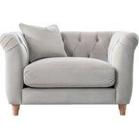 Elsie Chesterfield Velvet Sofa Suite Collection Living Room Seating Chalk