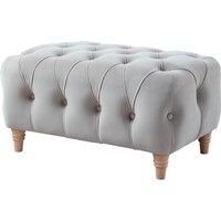 Elsie Chesterfield Velvet Sofa Suite Collection Living Room Seating Chalk