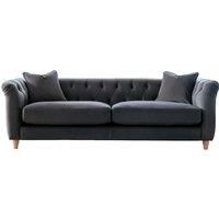 Elsie Chesterfield Velvet Sofa Suite Collection Living Room Seating Midnight