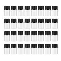 Enslz Clear Sample 50Pcs Glass 1ml 1/4Dram 2ml (5/8 Reducer 2ml)