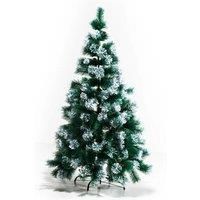 Vickerman Snow Tip Pine/Berry Tree with 20 Clear Lights, 2-Feet by 16-Inch