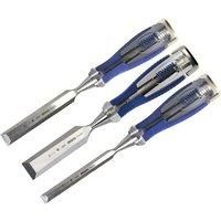 IRWIN Marples 10503419 M750 Splitproof Soft Touch Chisels (Set of 3)