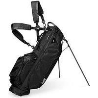 Sunday Golf Ryder Stand Bag: Lightweight Golf Bag,2.2kg (4.9 lbs),Features Waterproof Zippers,7 Spacious Pockets,Velcro Glove Holder and Rain Hood. Ideal Golf Stand Bag for Up to 14 Clubs,Matte Black