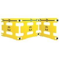 Addgards Keep Your Distance Safety Barrier Yellow / Black 1m 3 Pack (684KK)