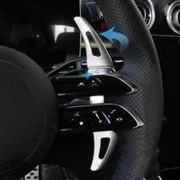 Silver Steering Wheel Paddle Shifter Extension For 20212025 2023 2024 MercedesBenz A B C E S GLC