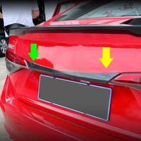 Carbon Fiber Trunk Tail Gate Moulding Strips Trims Accessories For Honda Civic 11th Sedan 2022 2023