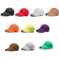 Unisex Solid Colour Baseball Cap - 10 Colours