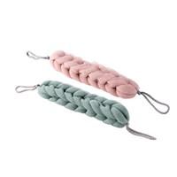 Beaupretty Pcs Back Bath Strap Shower Long Sponge Mesh 2 Exfoliating