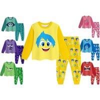 Kids' Inside Out Inspired Pyjama Set - 5 Sizes & 7 Colours