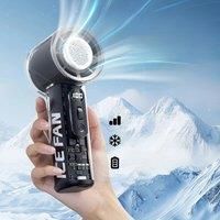 Portable Mini Air Condition Fan 100-Speed Turbo Cooling-3000mAh Rechargeable, Handheld Fan for