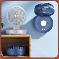 Portable Desk/Table/Room Quiet Fan-Usb Fan Portable Rechargeable, Wall Fan light for