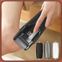 Professional Electric Foot Grinder LED Display, 3 Speeds, Portable, 5 Heads, Easy Clean, Long Battery, Stylish Design