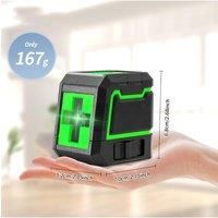 Laser Level with Tripod, Self Leveling Green 2 Line Laser Cross Line Laser Leveler Tool for Home Renovation