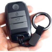 Black Transparent Car Key Fob Case Cover Keychain For Kia Optima Soul Sportage Grand Sorento Niro