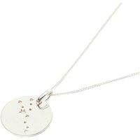 Harfi Women's Taurus Constellation Sterling Silver Pendant Necklace | Size: 18 inches