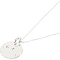 Harfi Women's Aries Constellation Sterling Silver Pendant Necklace | Size: 18 inches